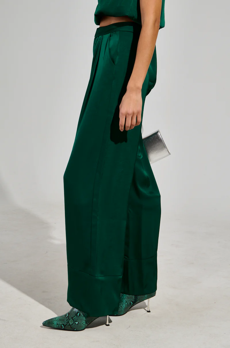 YOU CAN'T SIT WITH US PANT IN DARK GREEN - Image 3