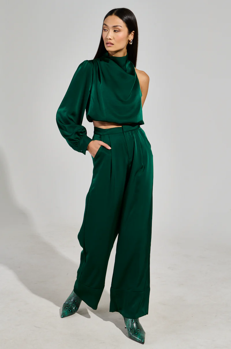 YOU CAN'T SIT WITH US PANT IN DARK GREEN - Image 5