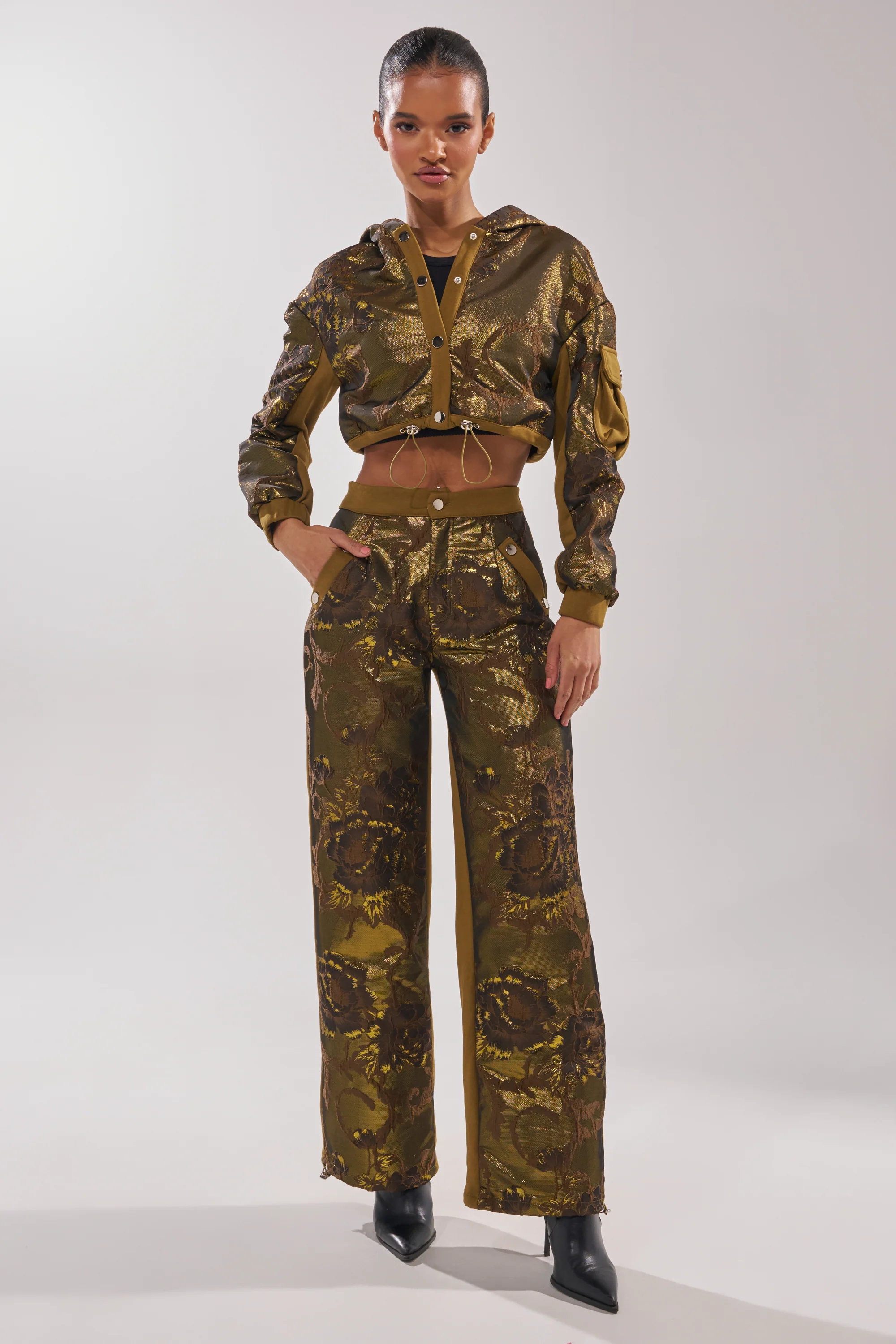 YOU KNOW IT BABY WIDE LEG JOGGER